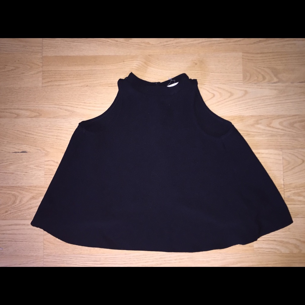 Open back turtleneck